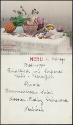 Menu, Menukarte der Konservenfabrik Seethal in SeonAutomatically ...