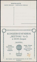Menu, Menukarte der Konservenfabrik Seethal in SeonAutomatically ...