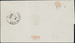 Type 14 A2/LO, farbfrisch, breitrandig auf sauberem Brief von ...