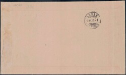 Kochermarken 1909, 5c grün, Rahmen blau auf illustr Brief nach Locle ...