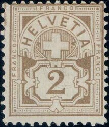 2c olivbraun, farbfrisch, minim falzhell, Befund Marchand, 650 ...