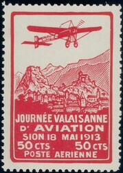 1913, Vorläufer Sion, gewöhnliches Papier, postfrisch, 1500 ...