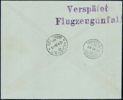 30.4.1936 Rigi Kaltbad, Kursflugzeug HB-ITU des Nachtpostkurses SR ...