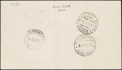 1932, ALI-Erstflug Zürich-Rom, AK-Stempel rückseitig, SLH 260 ...