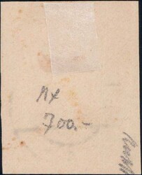 1921, 10/13c grünoliv auf kl. Briefstück mit Vollstempel VADUZ 30.3 ...