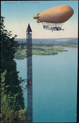 1911, 1. Schweizerische Luftschiffstation Luzern, Ville de Lucerne ...