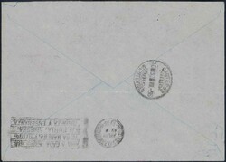 1936, Bedarfsbrief mit 4 Firmenfreistempel von La Chaux-de-Fonds nach ...