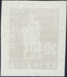 1960, 30c Pestalozzi, ungezähnter Probedruck, dieses seltene Stück ...