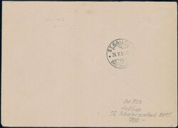 1951, Serie Helfer der Menschheit (4) auf illustr FDC mit Brieftaube ...