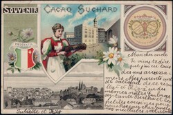 Schokolade, Album mit div. alten Ansichtskarten der Firma CHOCOLAT ...