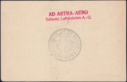 1926, Mittelholzer Afrikaflug Zürich-Alexandria mit Weiterleitung ...