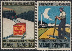 Maggi Kemthal, Lot von 20 Belegen, meist Privatganzsachen, ...