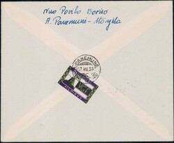 Pfadfinder: Litauen 1938, Aufdruckserie (4) auf illustr. Brief mit ...