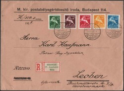 Pfadfinder: Ungarn 1933, Serie Welttreffen auf R-Brief, IV. ...