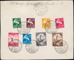 Pfadfinder: Ungarn Jamboree 1933, sauberer R-Brief mit braunem ...