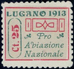 1913, Vorläufer Lugano, sehr gut gezähnt, die Gummierung ist nicht ...