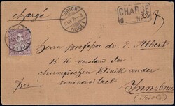 1875, 50c lila auf R-Brief von Zürich nach Innsbruck / AT, 300 ...