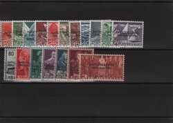 1950, Serie (20) mit einheitlichen Eckstempel, 800.-Automatically ...