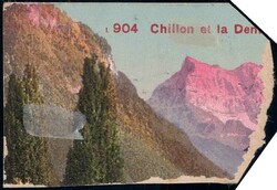 1919, 50c Flügelradaufdruck auf kl. Briefstück von Lausanne, 200 ...