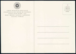 1954, 40c Fussball-WM, Maximumkarten End- und Eröffnungsspiel, 200 ...