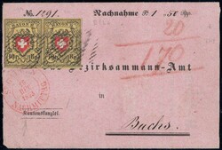 1853, Rayon II, Typen 19+20, farbfrisches, voll- bis meist ...