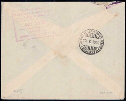 1929, 20 centavos + 30c Tell auf Brief von Lausanne nach Bogota, SLH ...