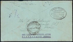 Schweden 1934, R-Brief der 1. Südamerikafahrt bis ...