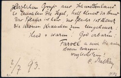 1892/1912, 3 versch. Ganzsachen mit Privatzudruck, dabei ...