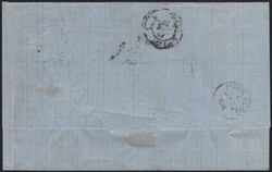 China 1867, 1Fr goldbronze (gelblich) im senkrechten Paar (leicht ...