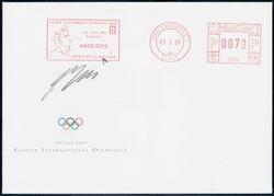 ERNI 1999, Sonderumschlag Olympisches Komitee mit ...