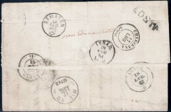 Italien 1861, 40Rp grün, voll- bis meist breitrandig auf sauberem ...