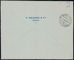 1927, R-Brief vom Automobilsalon Genf mit SondervignetteAutomatically ...