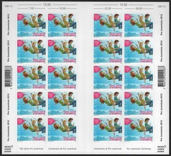 2012, Zierbogen mit 5 Zwischenstegausgaben, 700.-Automatically ...