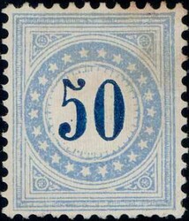 50c blau, ohne Gummi, 660.-Automatically generated translation:50 c ...