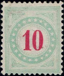 10c hellblaugrün, 100.-Automatically generated translation:10 c pale ...