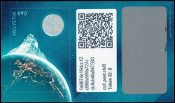 Schweizer Kryptro-Briefmarken 2021, ID1-8: Eiger, Mönch und Jungfrau ...