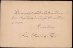 Norwegen 1898/99, 5c Ziffer auf Postkarte (Drucksache) + 10c ...