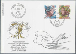 5655: Schweiz - Autographen