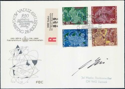 4175000: Liechtenstein Marken - Autographen