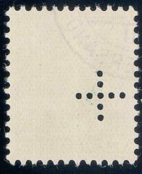 1937, 5c blaugrün, stark verschobene KreuzperforationAutomatically ...