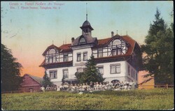 NOLLEN Hotel (Kt. Thurgau) 1919, Ansichtskarte mit ...