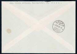 1938, 30c mit Plattenfehler "Gebrochen Säule" auf R-Express-Brief ...