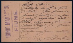 1897, taxierte Karte von Fiume nach Luzern (Schweiz)Automatically ...