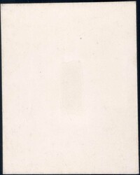 1905, 25c schwarz, Einzelabzug einer Urpatrize auf Karton, Type II, ...