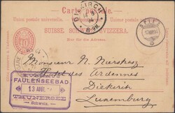 Ganzsachen, Album mit ca. 190 Postkarten, dabei Hotelstempel, ...