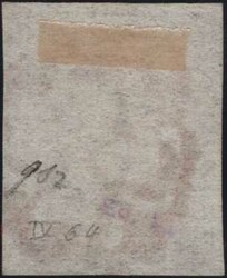 Zürich 6, waagrechte Untergrundlinien, Type IV (64. Marke), ...