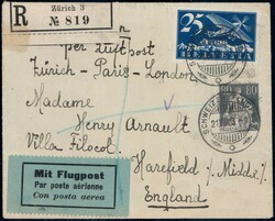 1923, Handley Page Transport Ltd., Erstflug Zürich-London, SLH 4000 ...