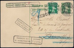 1913, Flugtag Lausanne, offiz. Karte mit Zusatzfrankatur nach Belgien ...