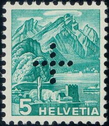 5665: 瑞士Official Stamp for Federal Authority - Official stamps