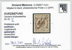 Südwestafrika, 25Pf + 50Pf von Berlin, 3 Werte signiert oder Befund ...
